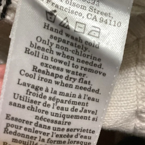 Everlane Organic Cotton Striped Sweater Relaxed Fit Size XS - Picture 5 of 6